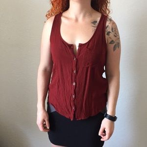 Rust Red Pocket Tank
